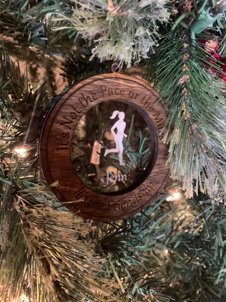 Personalized Cross Country Runner Ornament, gift for runners, Secret Santa for Runners, track gift, school gift, gift for coach, team gift