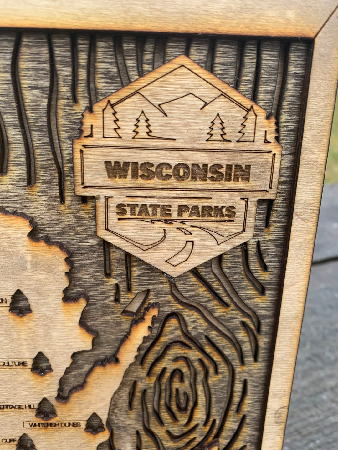 Wisconsin State Parks Tracking Map