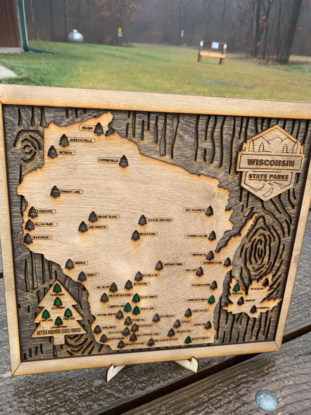 Wisconsin State Parks Tracking Map